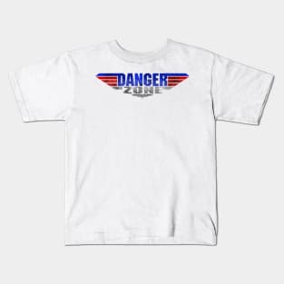 Top Gun Maverick Vintage Logo Danger Zone Kids T-Shirt